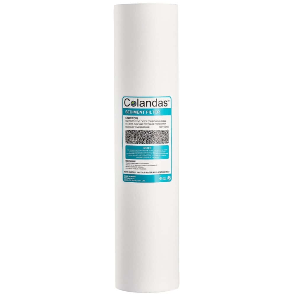 ไส้กรอง PP 5 MICRON COLANDAS BIG BLUE รุ่น PPBB20 ขนาด 20 นิ้ว เส้นผ่านศูนย์กลาง 4.5 นิ้ว 
